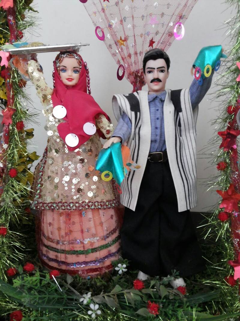 عروسک تزئینی محلی